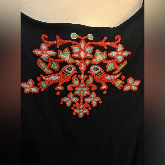 Vintage Johnny Was Embroidered Top with Pockets Size XL - Picture 6 of 7